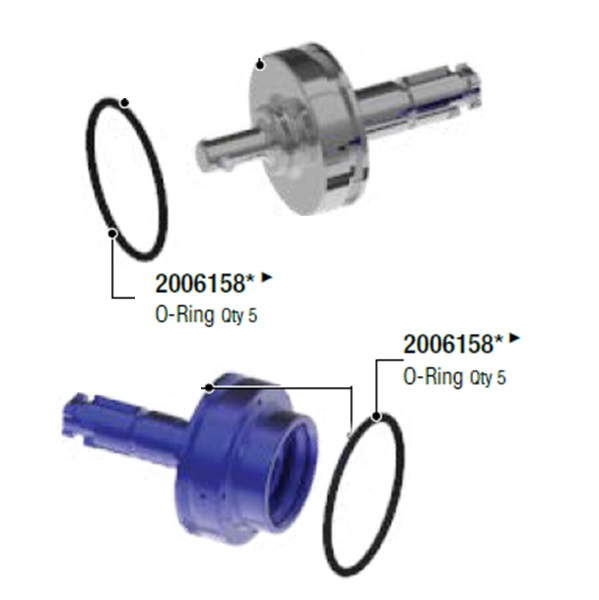 Graco Fusion FX Air Piston Oring 5 Pack